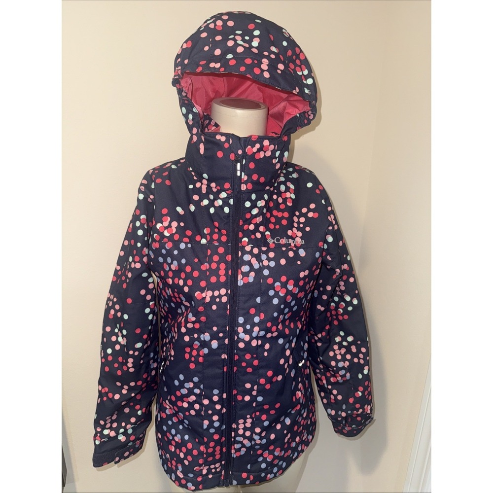 Columbia Bugaboo Interchange Water Resistant Hooded Zip Front Jacket Kid L 10/12